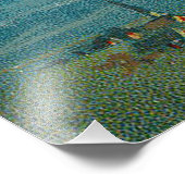 魔女飛んでいる黒猫クレセントムーン フォトプリント            (角)