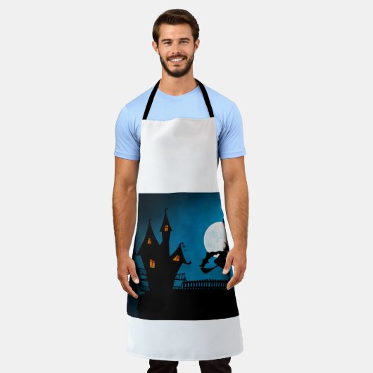 魔女飛んでいる エプロン (着用した状態)