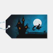 魔女飛んでいる ギフトタグ (裏面横)