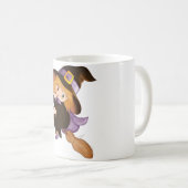 魔女飛んでいる コーヒーマグカップ (正面右)