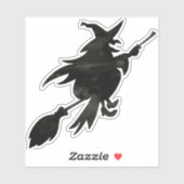 魔女飛んでいる シール (シート)