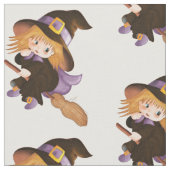 魔女飛んでいる ファブリック (クローズアップ)