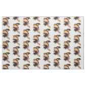 魔女飛んでいる ファブリック (ファットクウォーター)