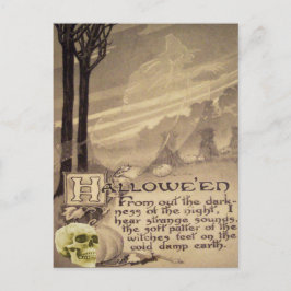 魔女飛んでいる ポストカード