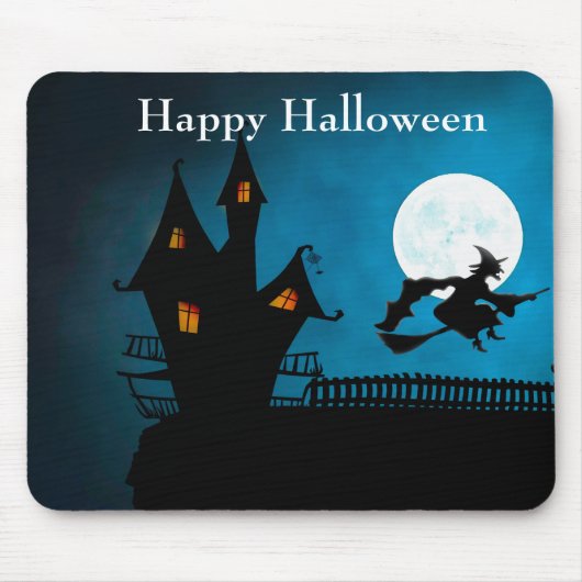 魔女飛んでいる マウスパッド (正面)