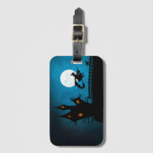 魔女飛んでいる ラゲッジタグ (正面縦)