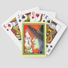 魔女食べの叫び声アイスクリームコーン、ハロウィーン トランプ