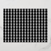 魔女魅力的をテーマにしたハロウィーン 箔招待状ポストカード (裏面)