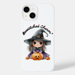 魔女魅力的女ハロウィンデコールとカボチャ Case-Mate iPhone 14ケース