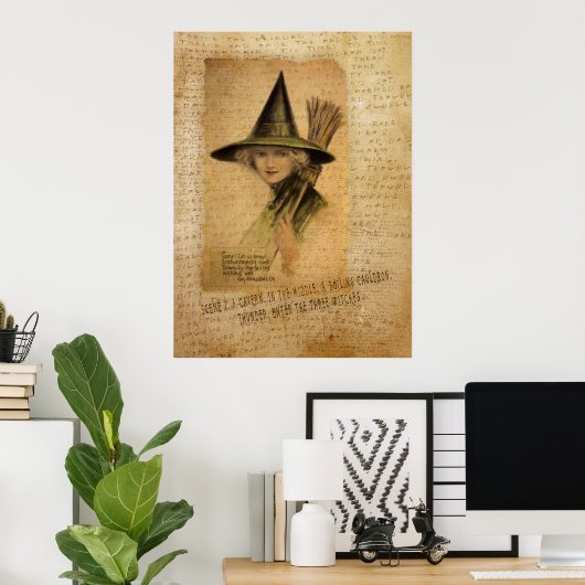 魔女魅力的 ポスター (ホームオフィス)