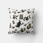 魔女魔法使い黒猫のムーンブルームスティック クッション (裏面)