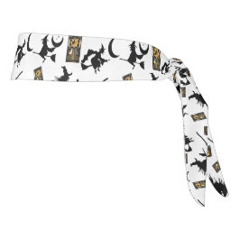 魔女魔法使い黒猫のムーンブルームスティック タイヘッドバンド