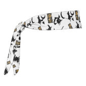 魔女魔法使い黒猫のムーンブルームスティック タイヘッドバンド (回転270)