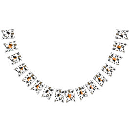 魔女魔法使い黒猫のムーンブルームスティック バンティングフラッグ