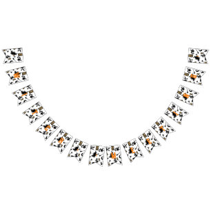 魔女魔法使い黒猫のムーンブルームスティック バンティングフラッグ