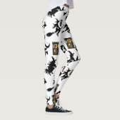 魔女魔法使い黒猫のムーンブルームスティック レギンス (右)