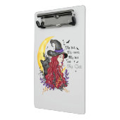 魔女黒猫と三日月 ミニクリップボード (アングル2)