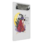 魔女黒猫と三日月 ミニクリップボード (アングル)