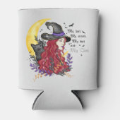 魔女黒猫と三日月 缶クーラー (正面)