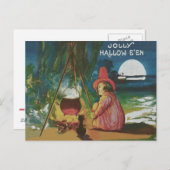 魔女黒猫のオカドロン ポストカード (正面/裏面)