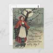 魔女黒猫フルムーン ポストカード (正面/裏面)