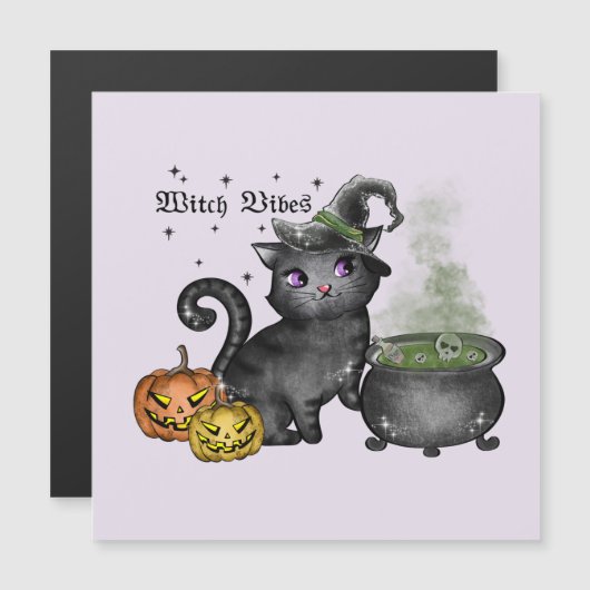 魔女黒猫 | Witch Vibes (正面/裏面)