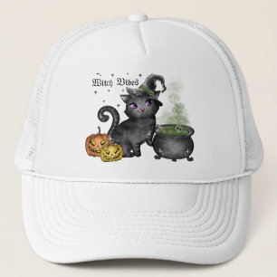 魔女黒猫 Witch Vibes キャップ