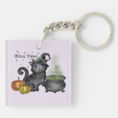 魔女黒猫 | Witch Vibes キーホルダー (裏面)