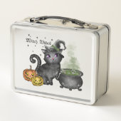 魔女黒猫 | Witch Vibes メタルランチボックス (裏面)