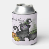 魔女黒猫 | Witch Vibes 缶クーラー (缶正面)