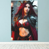 魔女001 キャンバスプリント (インサイチュ (ウッドフロア))