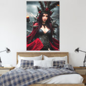 魔女004 キャンバスプリント (インサイチュ (寝室))
