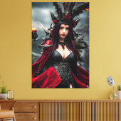 魔女004 キャンバスプリント (インサイチュ (リビング))