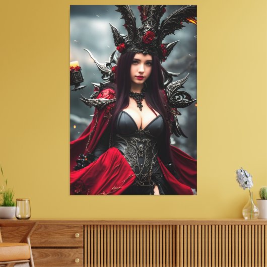 魔女004 キャンバスプリント (インサイチュ (リビング))