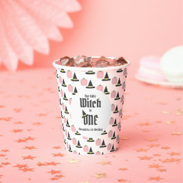 魔女1歳の誕生日 紙コップ