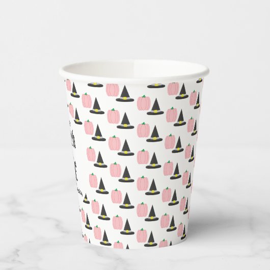 魔女1歳の誕生日 紙コップ (左)