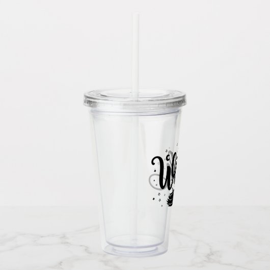 魔女 アクリルタンブラー (右)