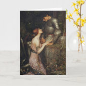 魔女 カード (黄色い花)