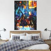 魔女 キャンバスプリント (インサイチュ (寝室))