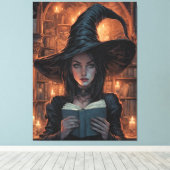 魔女 キャンバスプリント (インサイチュ (ウッドフロア))