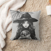 魔女 クッション (ブランケット)