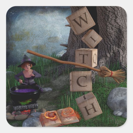 魔女 スクエアシール (正面)