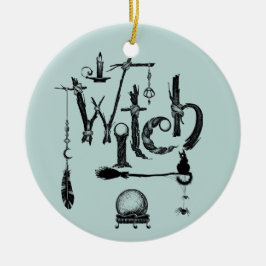 魔女 セラミックオーナメント