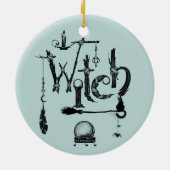 魔女 セラミックオーナメント (裏面)