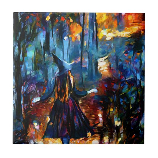 魔女 タイル (正面)