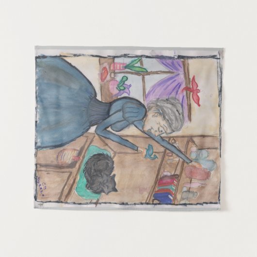 魔女 タペストリー (正面(横))