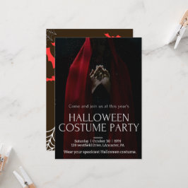 魔女 |ハロウィーンナイトパーティの招待状 招待状