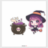 魔女/ハロウィーン/秋/10月 シール (シート)