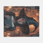 魔女 フリースブランケット (正面(横))