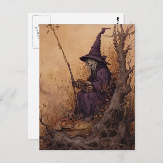 魔女 ポストカード (正面/裏面)